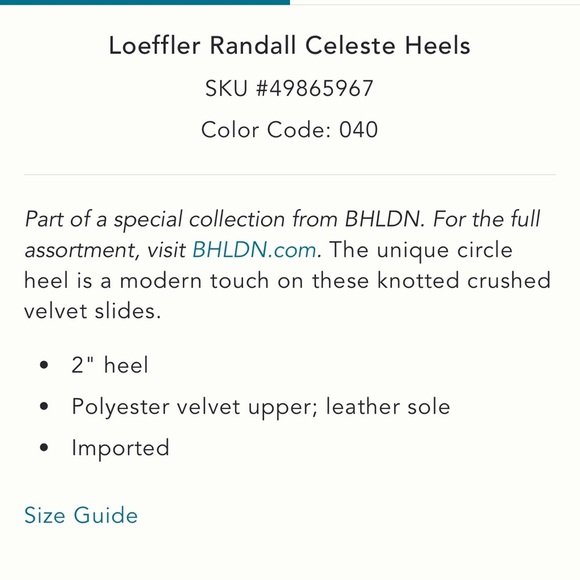 Loeffler Randall Celeste Velvet Slip on Sandal in Metallic Beige Size 7 - Picture 12 of 12